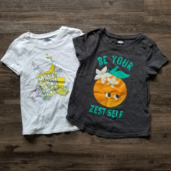 🌸 Old Navy 3T Food T Shirt Bundle - Picture 1 of 3